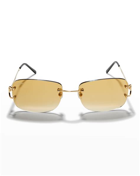 cartier sunglasses mens|cartier sunglasses men rimless.